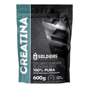 Creatina Monohidratada 600g - 100% Pura Importada - Soldiers Nutrition