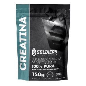 Creatina Monohidratada 150g - 100% Pura Importada - Soldiers Nutrition