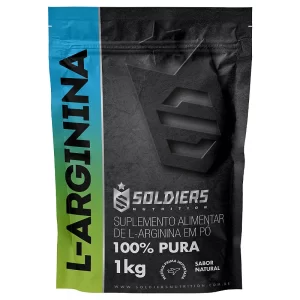 Arginina 1Kg - 100% Puro Importado - Soldiers Nutrition