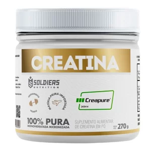 Creatina Creapure 270g - 100% Importada - Soldiers Nutrition